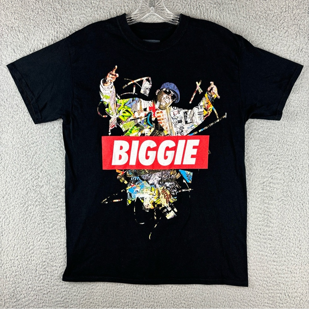 Biggie The Notorious B I G Black T‎ Shirt Men’s Medium Black Short Sleeve
